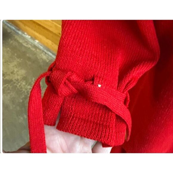 St. John Collection Red Short & Top Knit Set *note - Picture 4 of 12